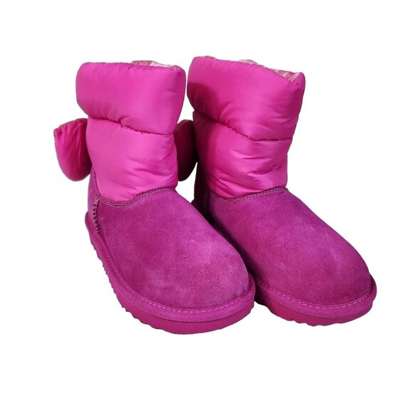 Ugg Other - Ugg Kids Bailey Bow Maxi Wavelength Boots Pink NWOB Size 5